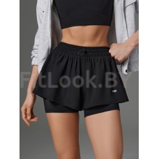 Шорты двойные Neverlate Twins Black 179.1