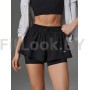 Двойные спортивные шорты Neverlate Twins Black