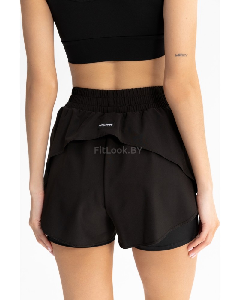Двухслойные шорты 2-в-1 Forstrong Race Black