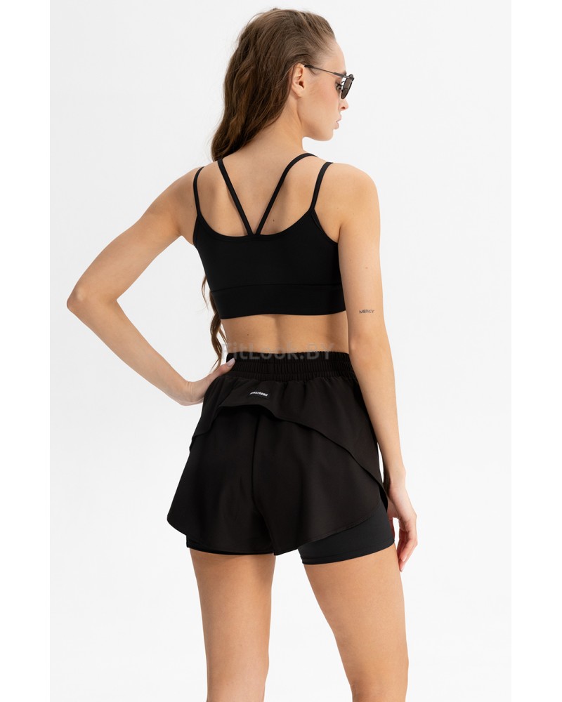 Двухслойные шорты 2-в-1 Forstrong Race Black