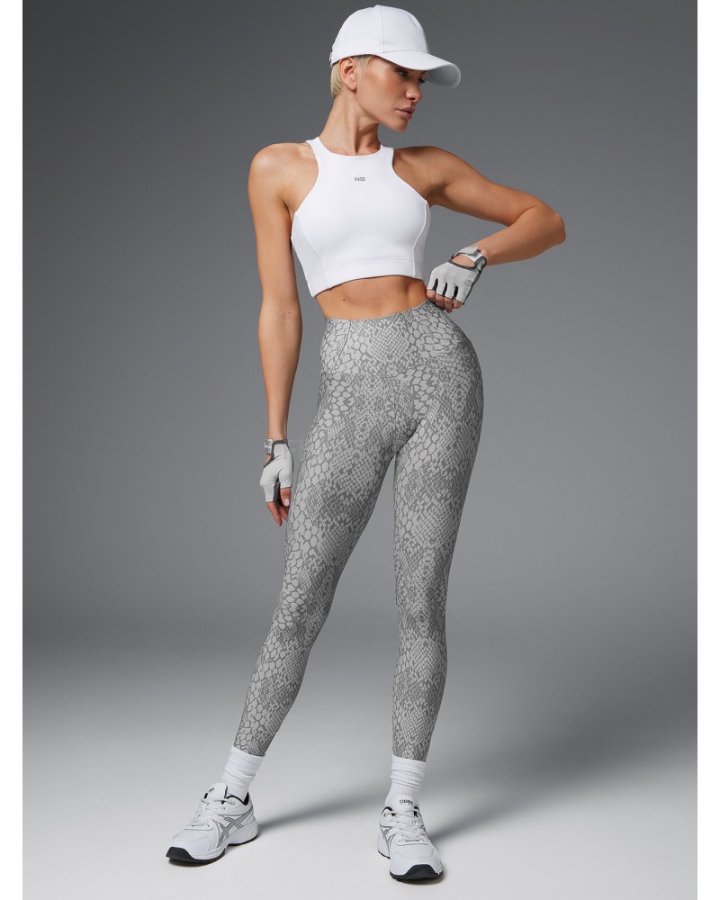 Леггинсы с принтом Cobra и высокой посадкой