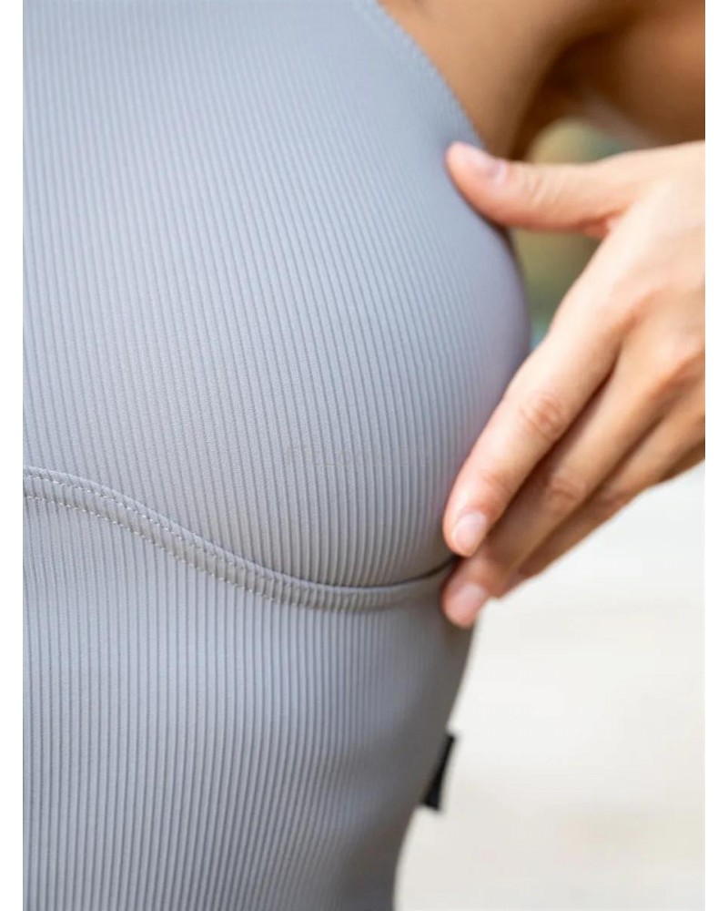 Майка-топ Bona Fashion: Top "Ribbed Gray"