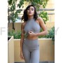 Майка-топ Bona Fashion: Top "Ribbed Gray"