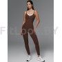 Женский моделирующий комбинезон  c имитацией топа Neverlate  BodySuit Brownie