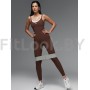 Женский моделирующий комбинезон  c имитацией топа Neverlate  BodySuit Brownie