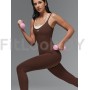 Женский моделирующий комбинезон  c имитацией топа Neverlate  BodySuit Brownie