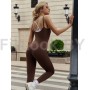 Женский моделирующий комбинезон  c имитацией топа Neverlate  BodySuit Brownie
