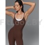 Женский моделирующий комбинезон  c имитацией топа Neverlate  BodySuit Brownie