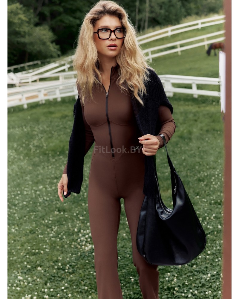 Моделирующий комбинезон в рубчик Neverlate