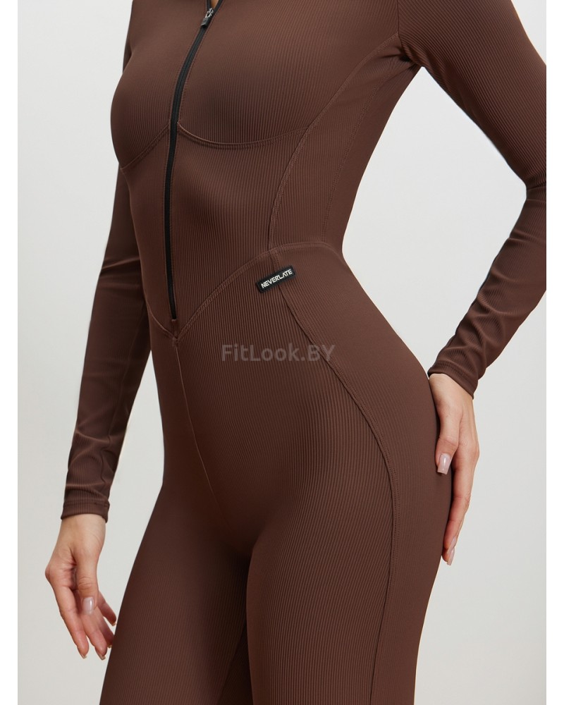 Моделирующий комбинезон в рубчик Neverlate