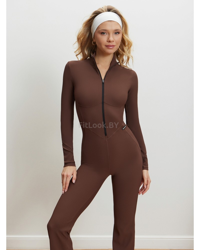 Моделирующий комбинезон в рубчик Neverlate