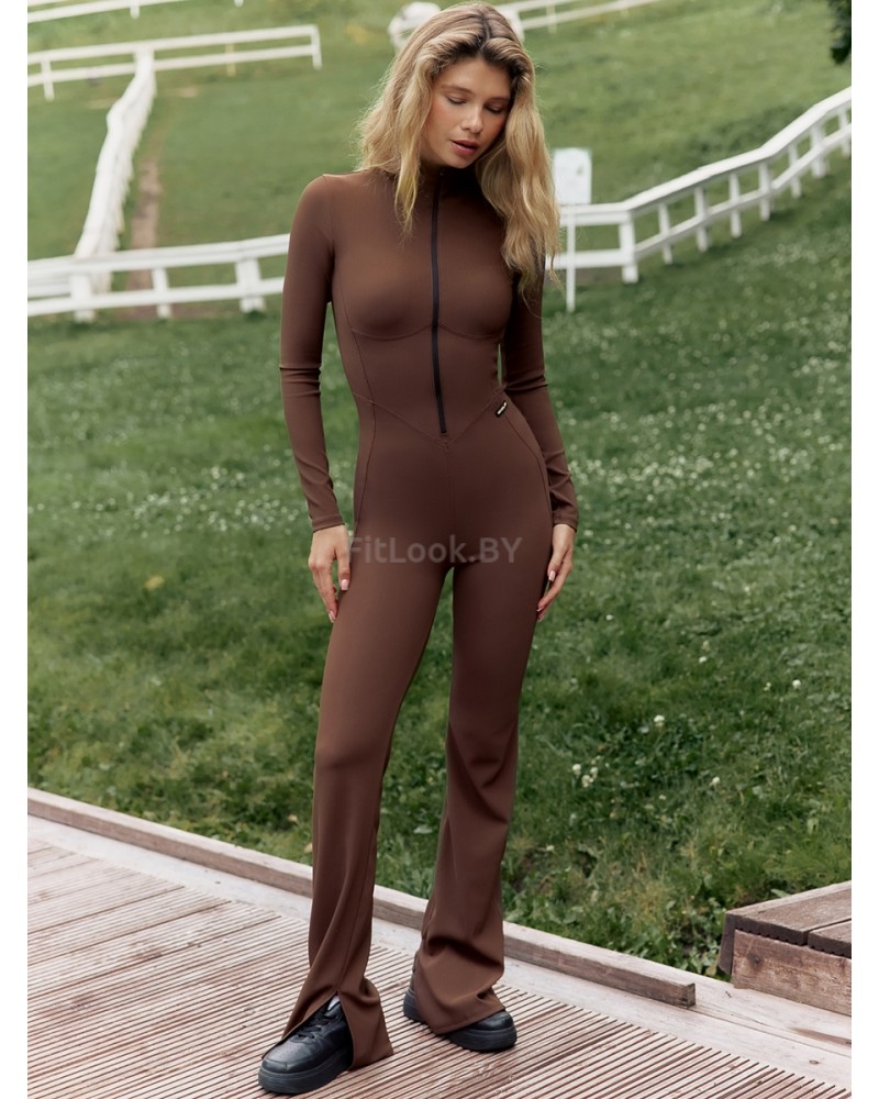 Моделирующий комбинезон в рубчик Neverlate