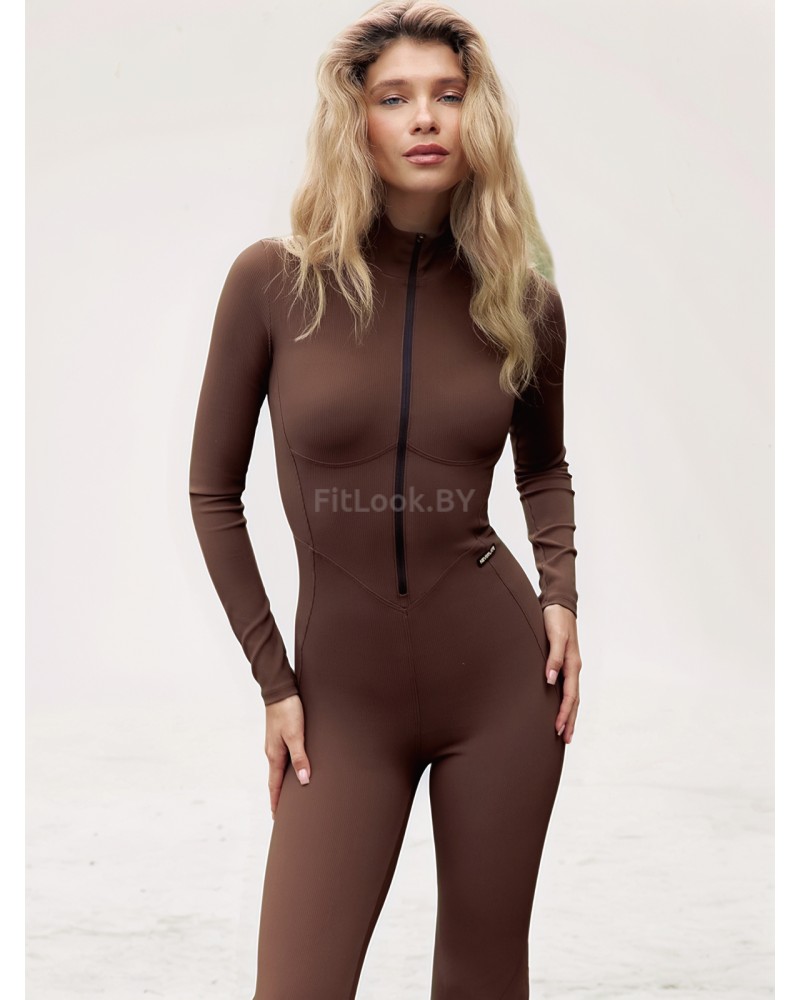 Моделирующий комбинезон в рубчик Neverlate