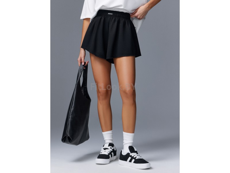Шорты Neverlate Cotton HR Black Шорты Neverlate Cotton HR Black