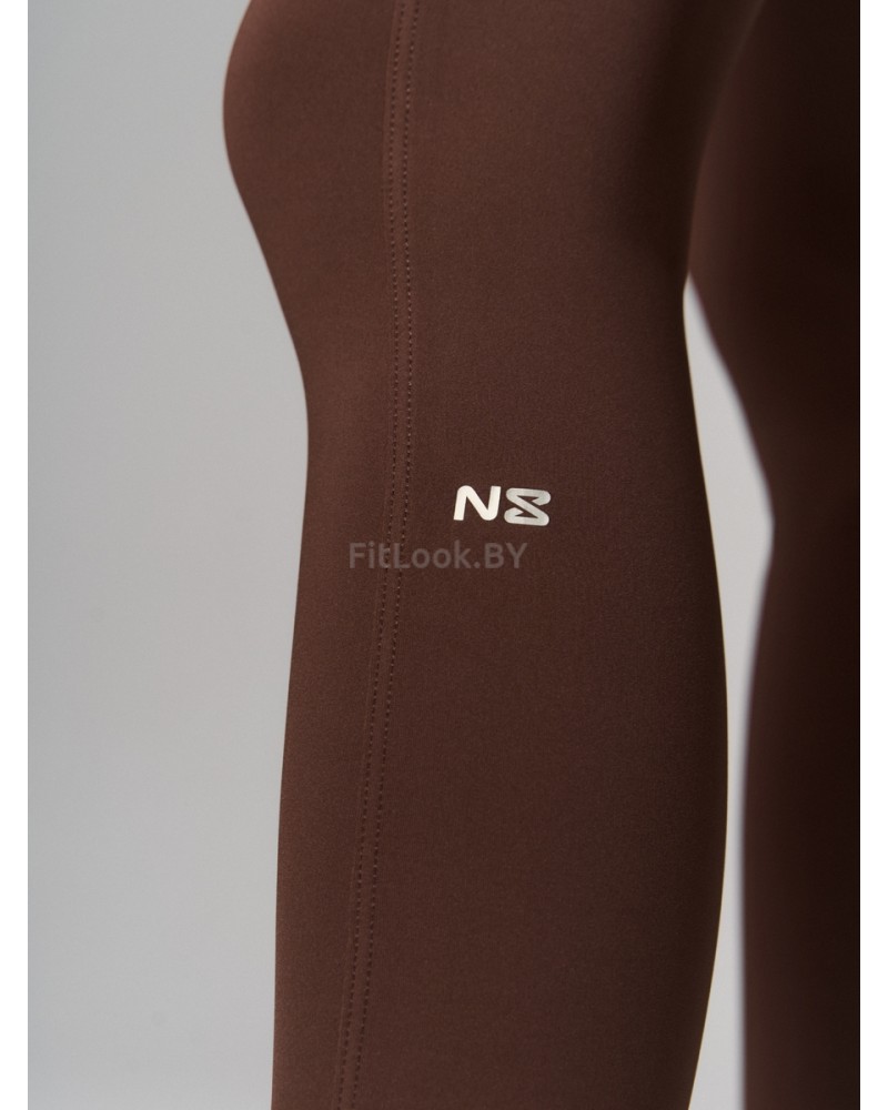Леггинсы 7/8 с широким поясом