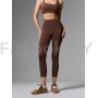 Леггинсы 7/8 с широким поясом