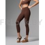 Леггинсы 7/8 с широким поясом