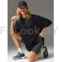 Футболка свободного силуэта ACTIVE SPORT create yourself с разрезом 