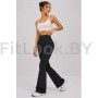 Леггинсы-клёш FITBASE Scrunch Cargo Black