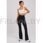 Леггинсы-клёш FITBASE Scrunch Cargo Black