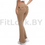 Леггинсы-клёш FITBASE Scrunch Cargo Beige