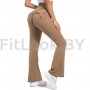 Леггинсы-клёш FITBASE Scrunch Cargo Beige