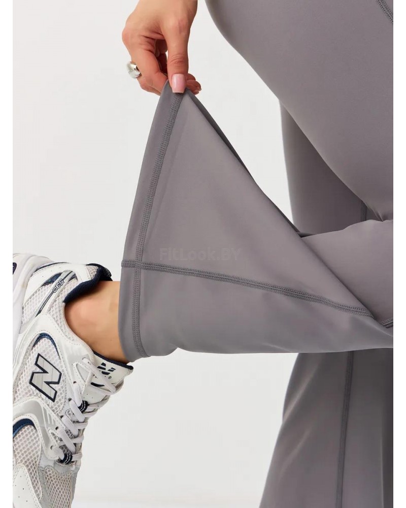 Леггинсы-клёш FITBASE Scrunch Dark Grey