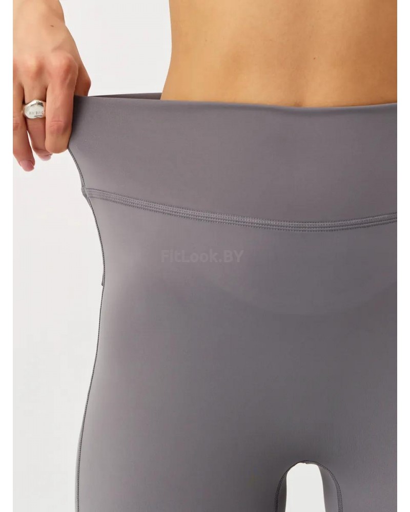 Леггинсы-клёш FITBASE Scrunch Dark Grey