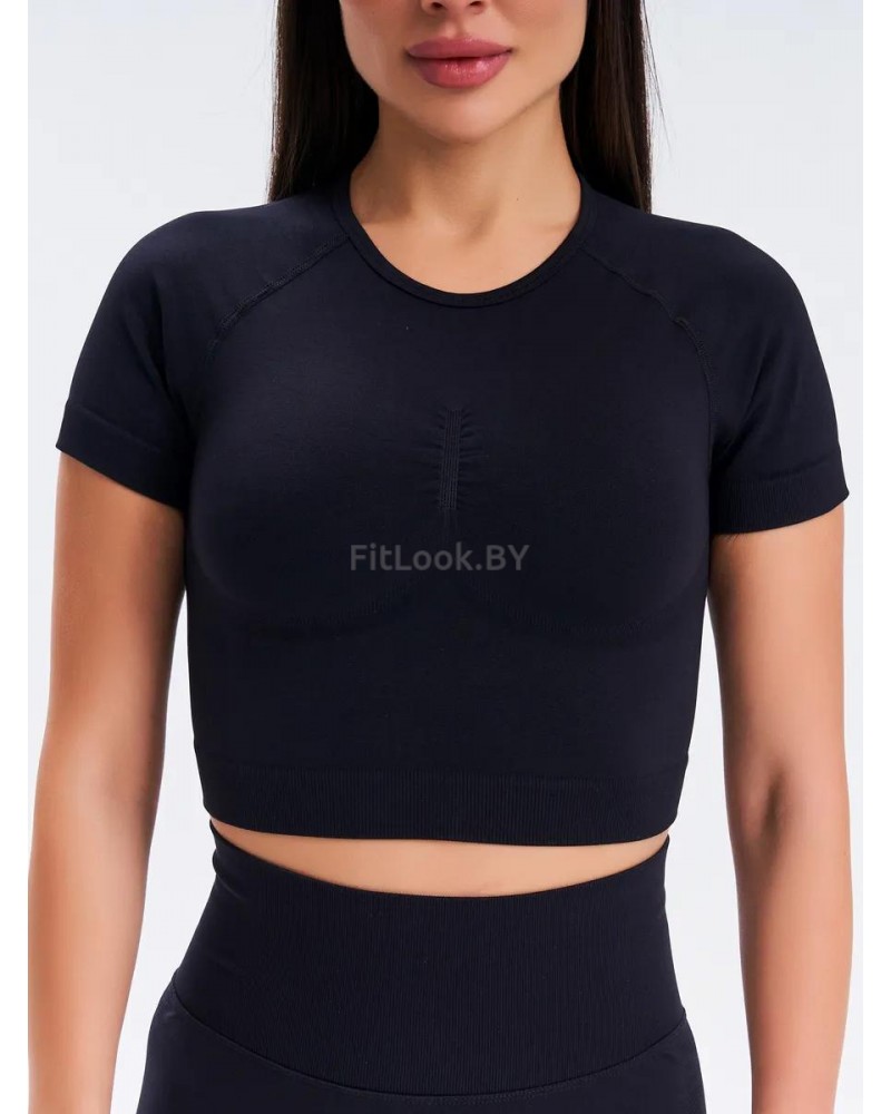 Рашгард FITBASE Short Sleeve Black