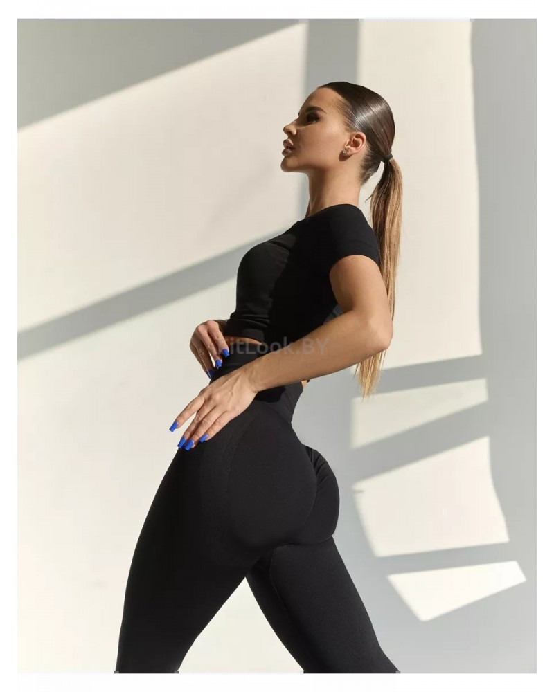 Рашгард FITBASE Short Sleeve Black