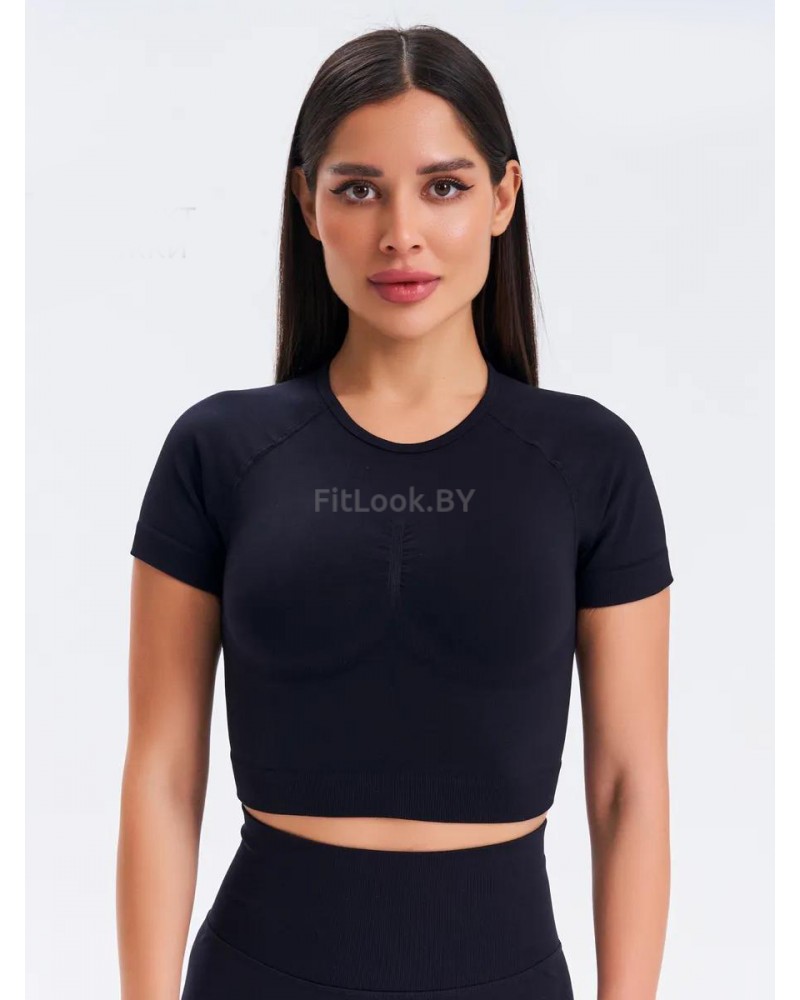 Рашгард FITBASE Short Sleeve Black