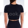 Рашгард FITBASE Short Sleeve Black
