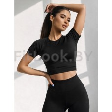 Рашгард FITBASE Short Sleeve Black