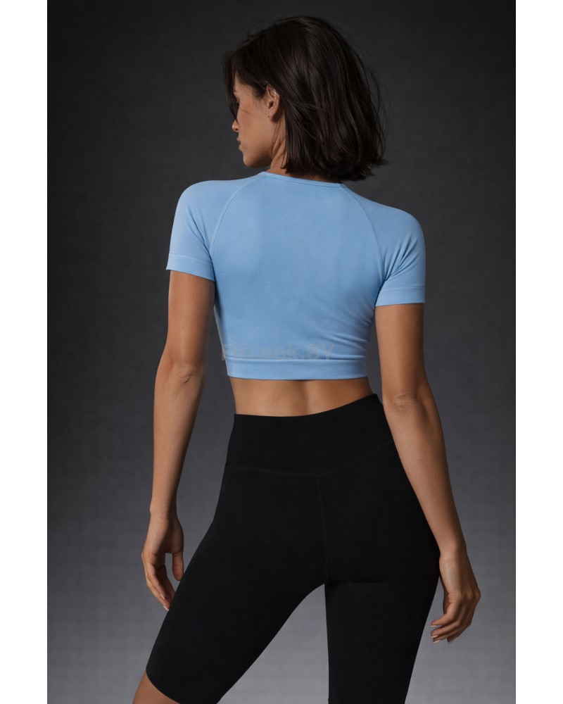 Рашгард FITBASE Short Sleeve Blue