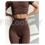 Рашгард FITBASE Short Sleeve Brown