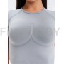 Рашгард FITBASE Short Sleeve Light Grey