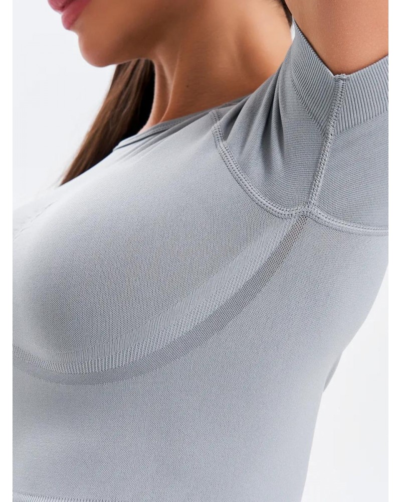 Рашгард FITBASE Short Sleeve Light Grey