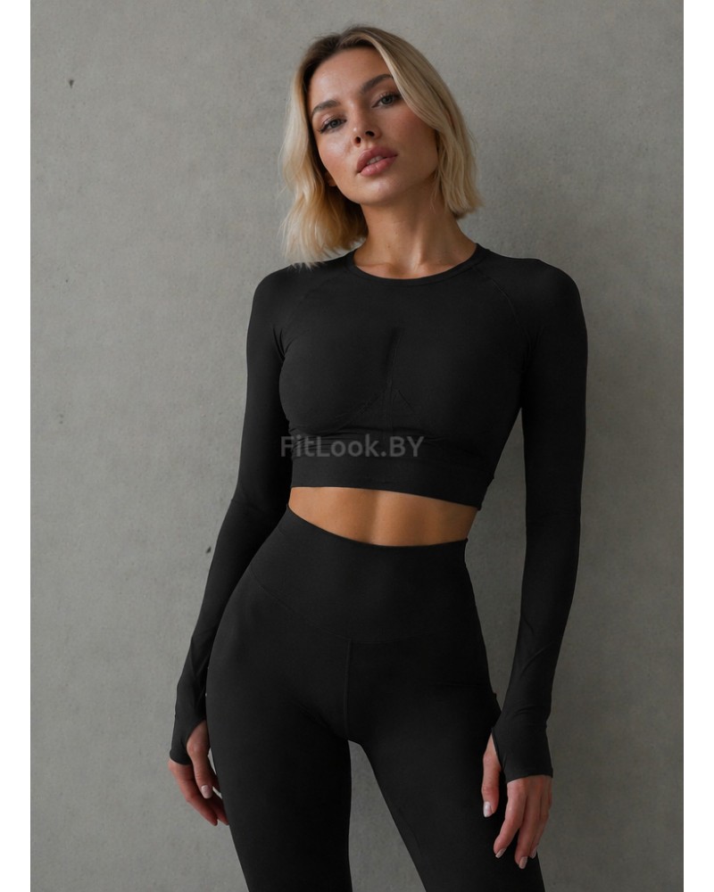 Рашгард FITBASE Long Sleeve Black