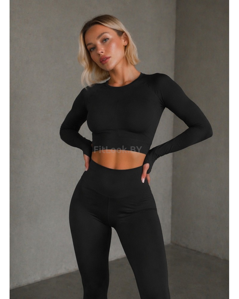 Рашгард FITBASE Long Sleeve Black
