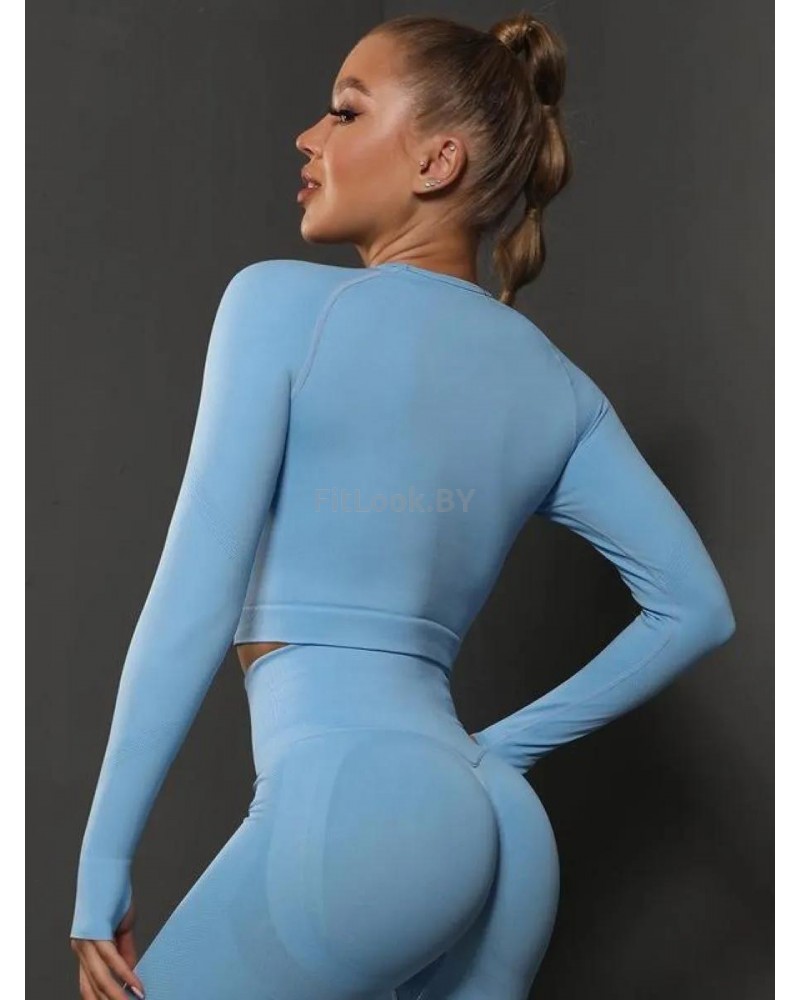 Рашгард FITBASE Long Sleeve Blue 