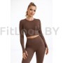 Рашгард FITBASE Long Sleeve Brown 