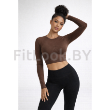 Рашгард FITBASE Long Sleeve Brown 