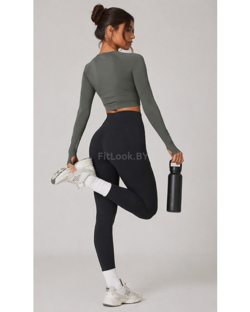 Рашгард FITBASE Long Sleeve Dark Grey