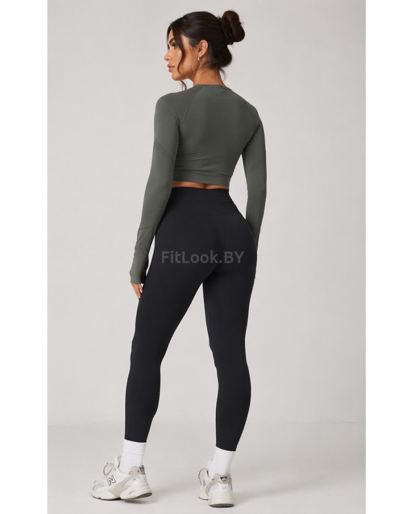Рашгард FITBASE Long Sleeve Dark Grey