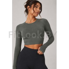 Рашгард FITBASE Long Sleeve Dark Grey