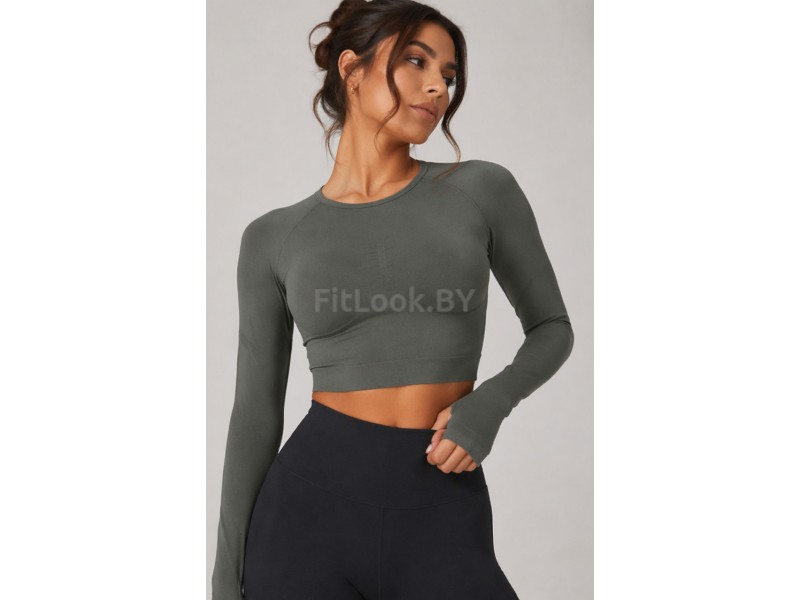 Рашгард FITBASE Long Sleeve Dark Grey