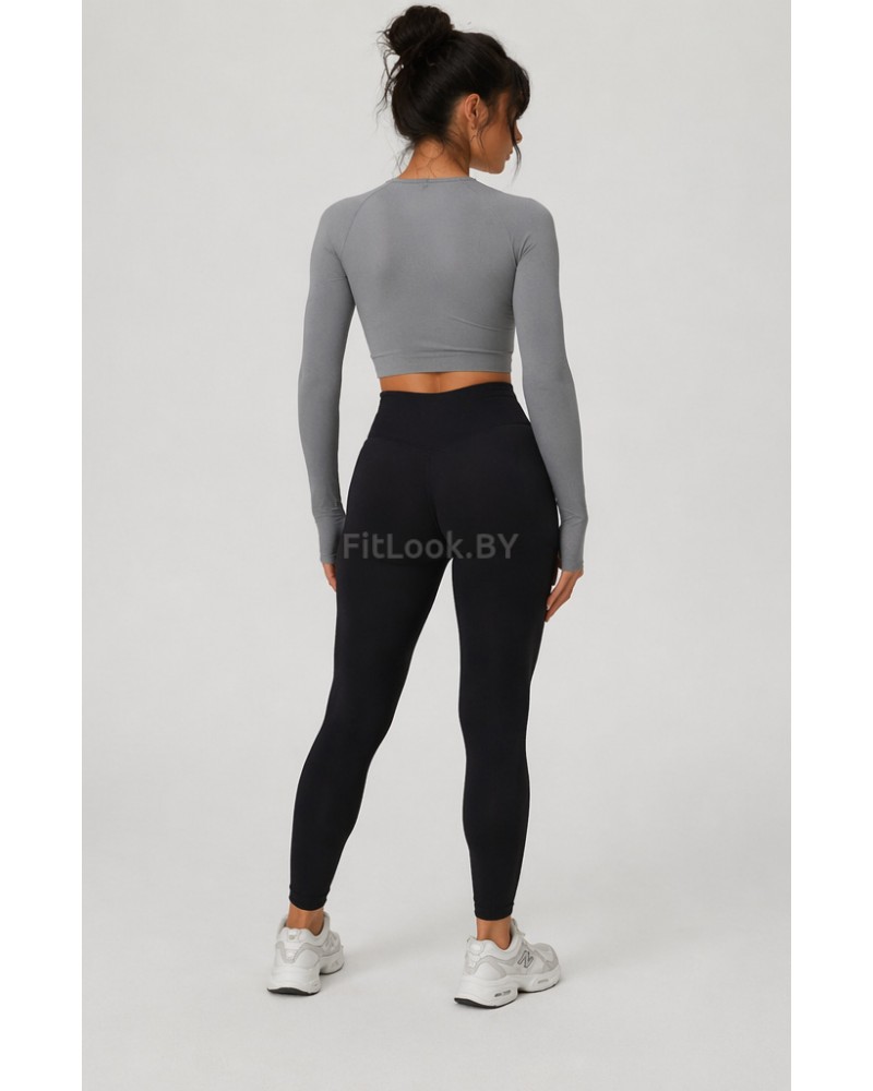 Рашгард FITBASE Long Sleeve Light Grey