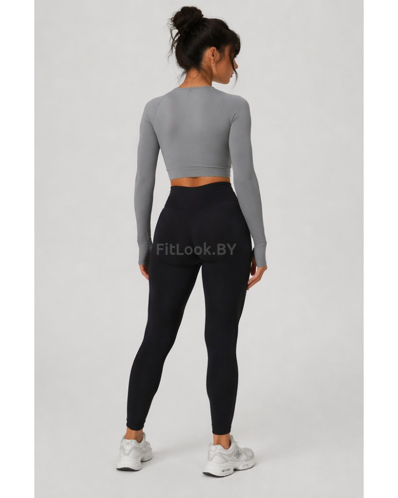 Рашгард FITBASE Long Sleeve Light Grey