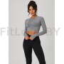 Рашгард FITBASE Long Sleeve Light Grey
