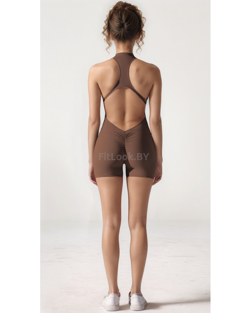 Комбинезон FITBASE Short Brown